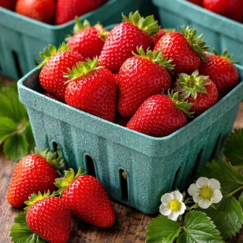 Strawberry - Sold by the Quart (8 per flat)