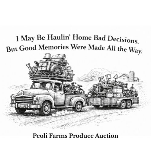 "Haulin’ Home Bad Decisions" Apparel