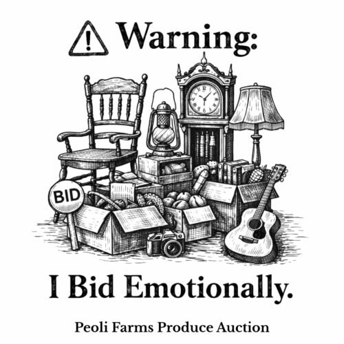“I Bid Emotionally” Apparel