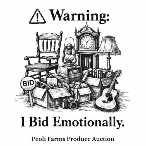 “I Bid Emotionally” Apparel