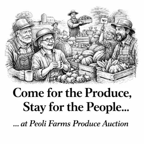 “Come for the Produce, Stay for the People” Apparel
